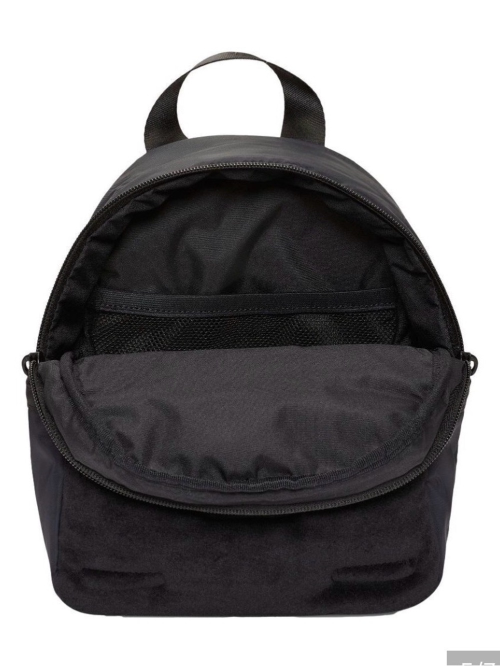 Nike Sportswear Futura 365 Velour Mini Backpack Black Sporty Casual - Picture 4 of 8